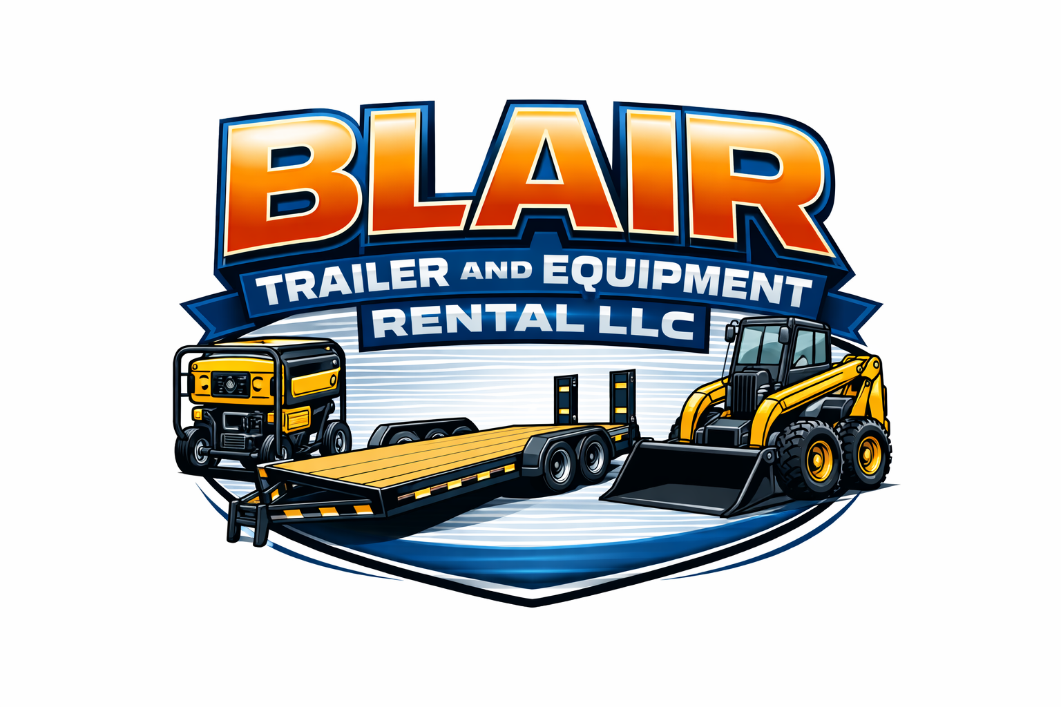 Blair Trailer & Equipment Rental Logo